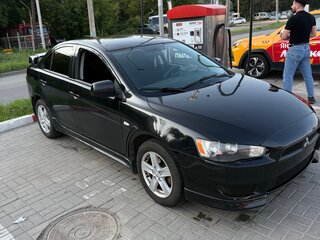 2008 Mitsubishi Lancer X, чёрный, 640000 рублей, вид 2
