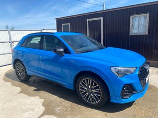 2019 Audi Q3 35 TFSI II (F3), голубой, 2850000 рублей, вид 2
