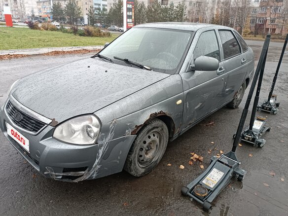 2010 Lada (ВАЗ) Priora I, серый, 170000 рублей