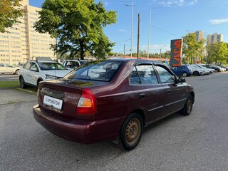 2007 Hyundai Accent ТагАЗ II, красный, 349000 рублей, вид 4