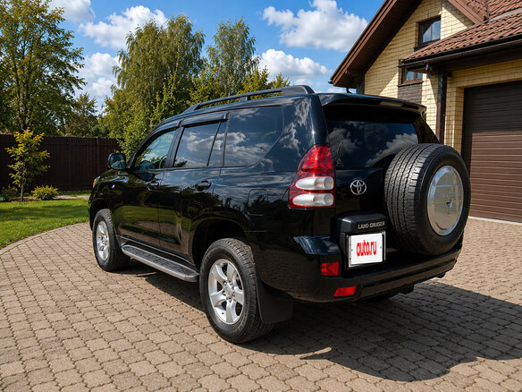 2005 Toyota Land Cruiser Prado 5-speed 120 Series, чёрный - вид 5