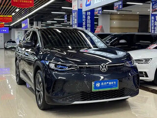 2023 Volkswagen ID.4 Crozz, синий, 2986700 рублей, вид 2