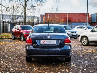 2014 Volkswagen Polo V, синий, 720000 рублей, вид 4
