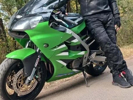2000 Kawasaki ZX-6R Ninja, зелёный, 327000 рублей, вид 2