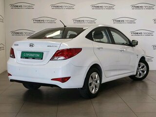 2014 Hyundai Solaris I Рестайлинг, белый, 975000 рублей, вид 2
