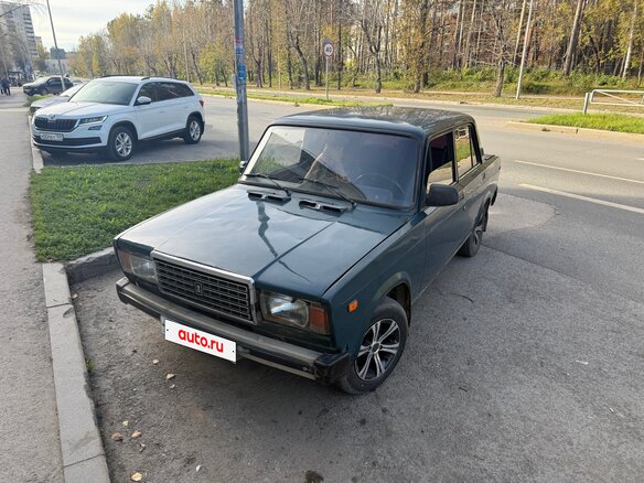 2001 Lada (ВАЗ) 2107, синий, 75000 рублей