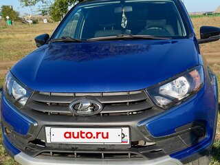 2022 Lada (ВАЗ) Granta Cross I Рестайлинг, синий, 860000 рублей, вид 3
