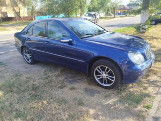 2002 Mercedes-Benz C-Класс 200 II (W203), синий, 400000 рублей, вид 3