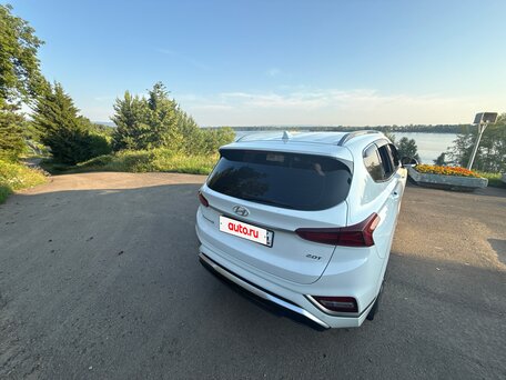 2019 Hyundai Santa Fe IV, белый, 2700000 рублей, вид 4