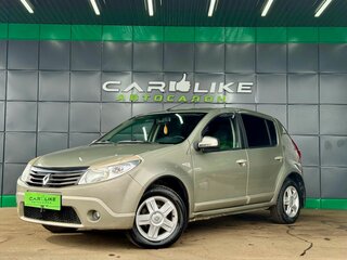 2010 Renault Sandero I, бежевый, 549000 рублей, вид 2