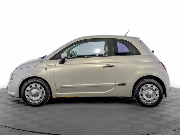 2010 Fiat 500 II, белый, 730000 рублей - вид 7