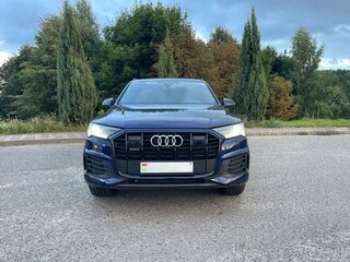 2023 Audi Q7 45 TFSI II (4M) Рестайлинг, синий, 4950000 рублей, вид 5