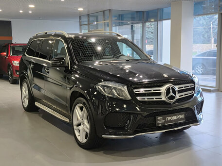 2019 Mercedes-Benz GLS 350 d I (X166), чёрный, 3280000 рублей, вид 3