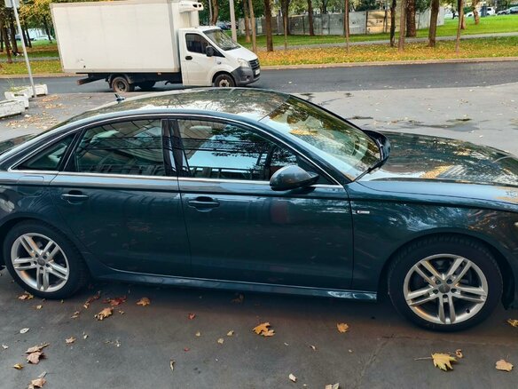 2015 Audi A6 IV (C7) Рестайлинг, серый - вид 9