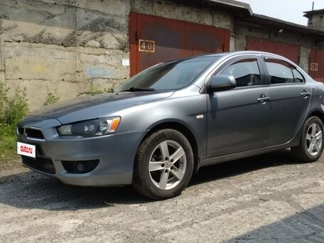 2012 Mitsubishi Lancer X Рестайлинг, серый, 780000 рублей, вид 1