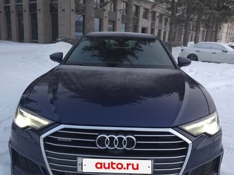 2021 Audi A6 45 TFSI V (C8), синий, 4800000 рублей, вид 1