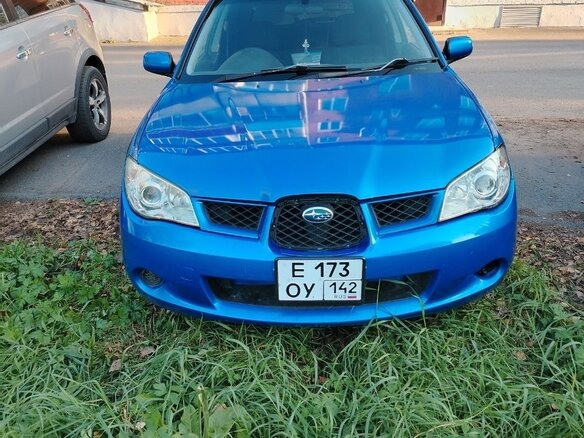 2005 Subaru Impreza II Рестайлинг 2, синий, 370000 рублей