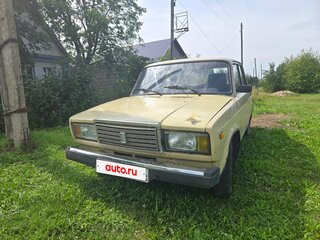 1984 Lada (ВАЗ) 2107, бежевый, 75000 рублей, вид 2