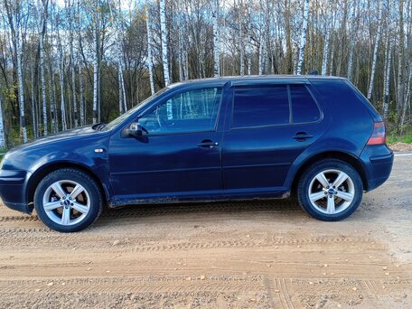 1998 Volkswagen Golf IV, синий, 230000 рублей, вид 5
