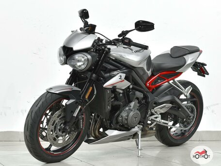 2017 Triumph Street Triple, серый, 619000 рублей, вид 2