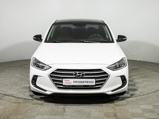 2018 Hyundai Elantra VI (AD), белый, 1499700 рублей, вид 2