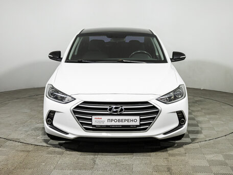 2018 Hyundai Elantra VI (AD), белый, 1499700 рублей, вид 2
