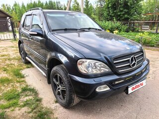 2002 Mercedes-Benz M-Класс 500 I (W163) Рестайлинг, синий, 800000 рублей, вид 4