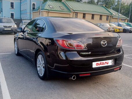 2008 Mazda 6 II (GH), чёрный, вид 4