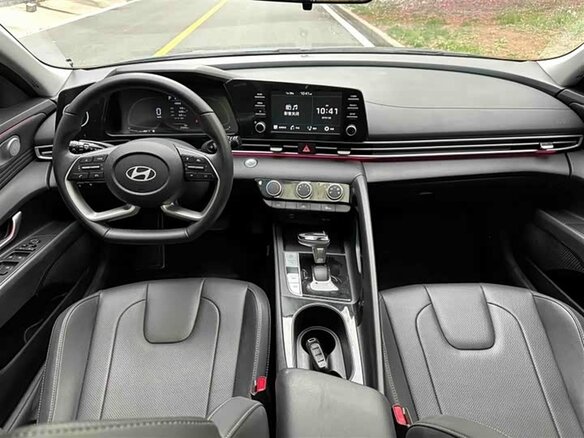 2023 Hyundai Elantra VII (CN7) Рестайлинг, синий, 1176000 рублей - вид 8