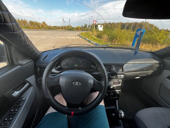 2010 Lada (ВАЗ) Priora I, чёрный, 220000 рублей - вид 5