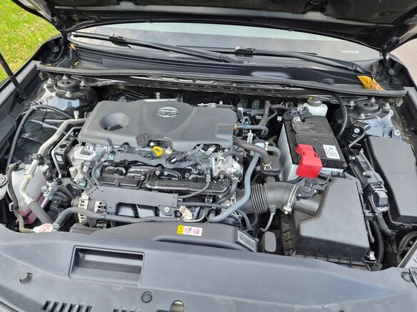 2023 Toyota Camry US Market VIII (XV70) Рестайлинг, чёрный, 3500000 рублей - вид 11