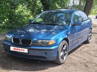 2002 BMW 3 серии 318i IV (E46) Рестайлинг, синий, 560000 рублей, вид 3