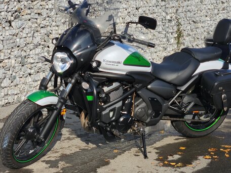 2017 Kawasaki EN650 Vulcan S, белый, 650000 рублей, вид 3