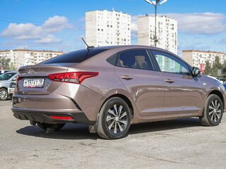 2020 Hyundai Solaris II Рестайлинг, коричневый, 1499000 рублей, вид 5
