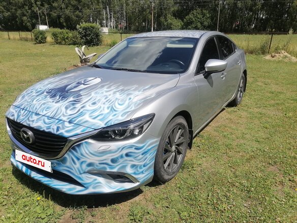 2017 Mazda 6 III (GJ) Рестайлинг, серый, 2070000 рублей - вид 4