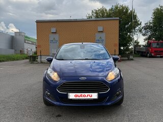 2016 Ford Fiesta Mk6 Рестайлинг, синий, 750000 рублей, вид 2