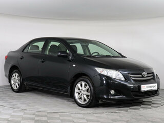 2010 Toyota Corolla X (E140, E150) Рестайлинг, чёрный, 999000 рублей, вид 3