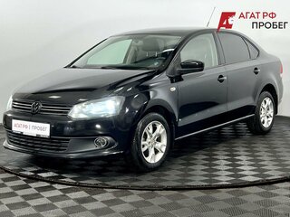 2012 Volkswagen Polo V, чёрный, 690000 рублей, вид 2