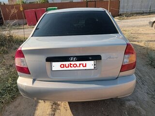 2009 Hyundai Accent ТагАЗ II, серебристый, 425000 рублей, вид 4