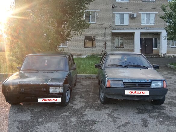 2004 Lada (ВАЗ) 2107, зелёный, 60000 рублей