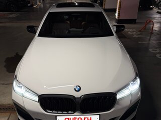 2021 BMW 5 серии 530i xDrive VII (G30/G31/G38) Рестайлинг, белый, 5000000 рублей, вид 2