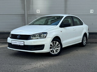 2019 Volkswagen Polo V Рестайлинг, белый, 969000 рублей, вид 1