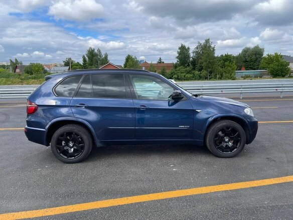 2013 BMW X5 40d II (E70) Рестайлинг, синий, 1850000 рублей - вид 5