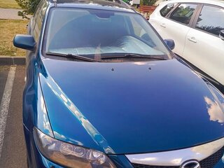 2007 Mazda 6 I (GG) Рестайлинг, синий, 700000 рублей, вид 4