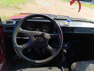 1997 Lada (ВАЗ) 2105, пурпурный, 150000 рублей, вид 2