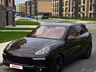 2015 Porsche Cayenne Diesel II Рестайлинг (958), коричневый, 3670000 рублей, вид 2