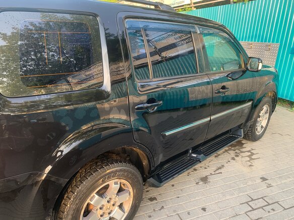 2012 Honda Pilot II Рестайлинг, чёрный, 1800000 рублей - вид 2