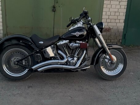 2010 Harley-Davidson Fat Boy, чёрный, 735000 рублей, вид 1