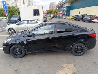 2012 Hyundai Solaris I, чёрный, 420000 рублей, вид 4