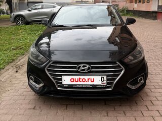 2017 Hyundai Solaris II, чёрный, 1400000 рублей, вид 1